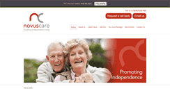 Desktop Screenshot of novus-care.com